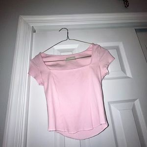 Urban Outfitters Pink Basic Top